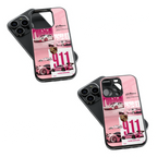 Trendy Glass Back Mobile Case for iPhone, Samsung, Redmi, OnePlus, Google Pixel, Motorola
