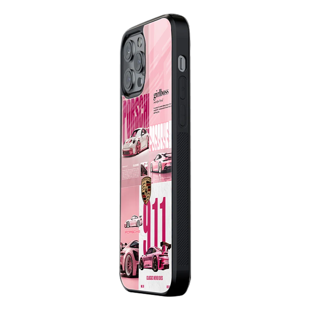 Slim Glass Back Phone Case for Multiple Brands iPhone, Samsung, Redmi, OnePlus, Oppo, Vivo