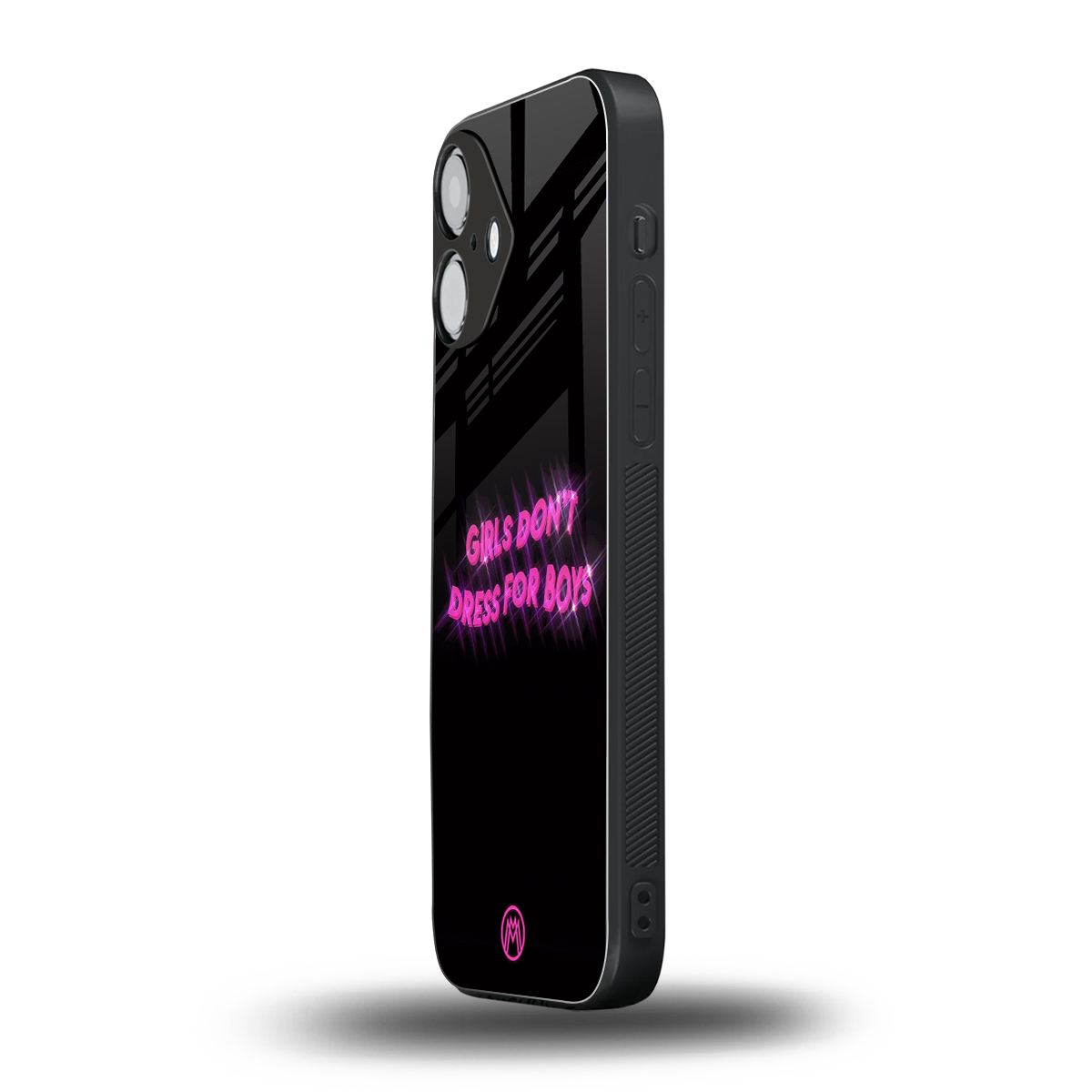 girls don't dress for boys back phone cover | glass case for iphone 16
