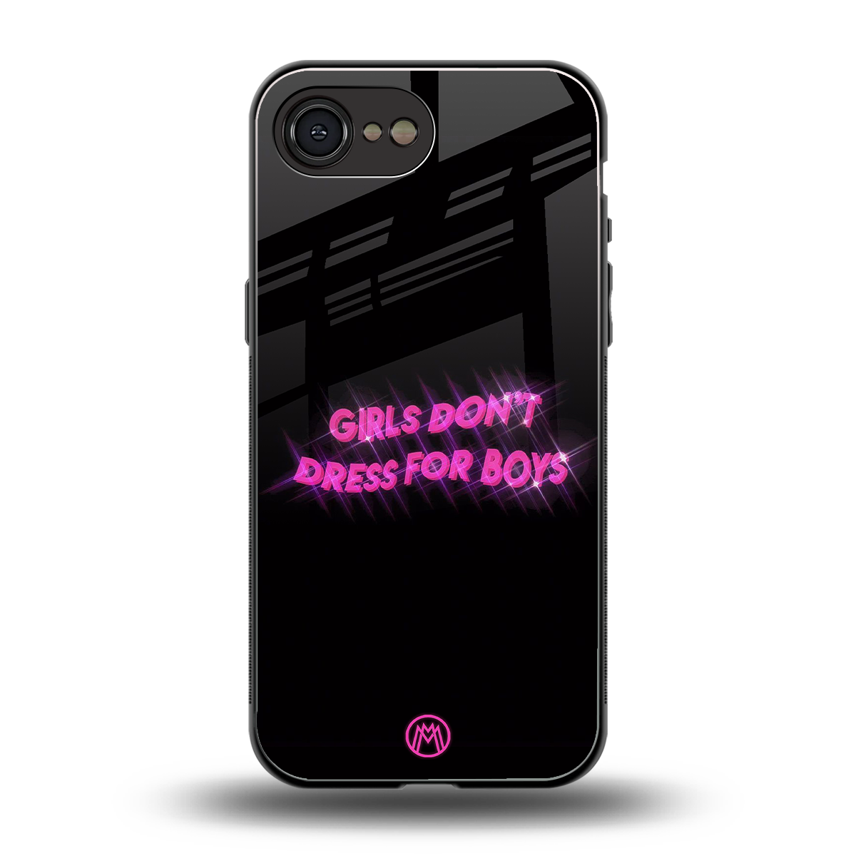 girls don't dress for boys back phone cover | glass case for iphone 16e