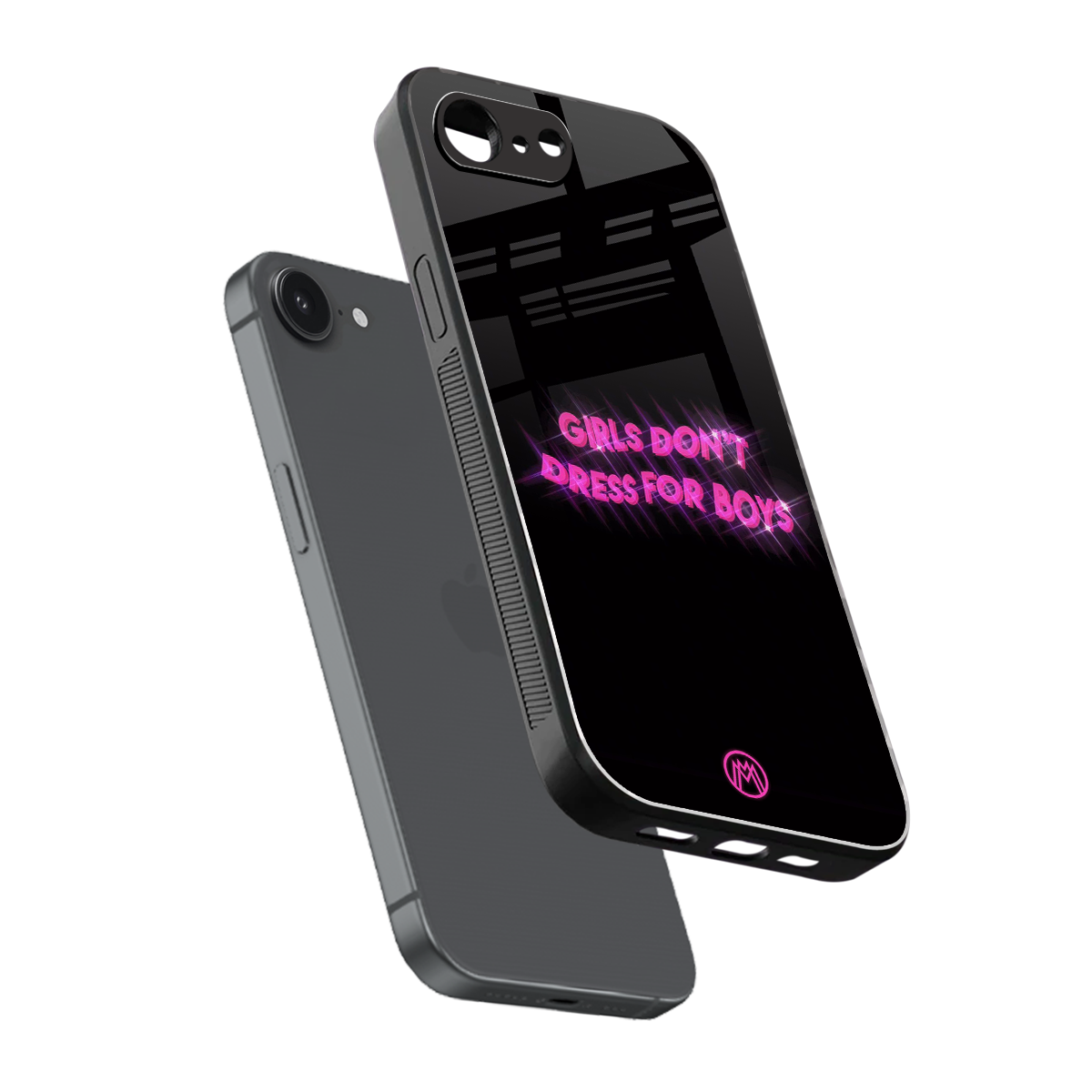 girls don't dress for boys back phone cover | glass case for iphone 16e