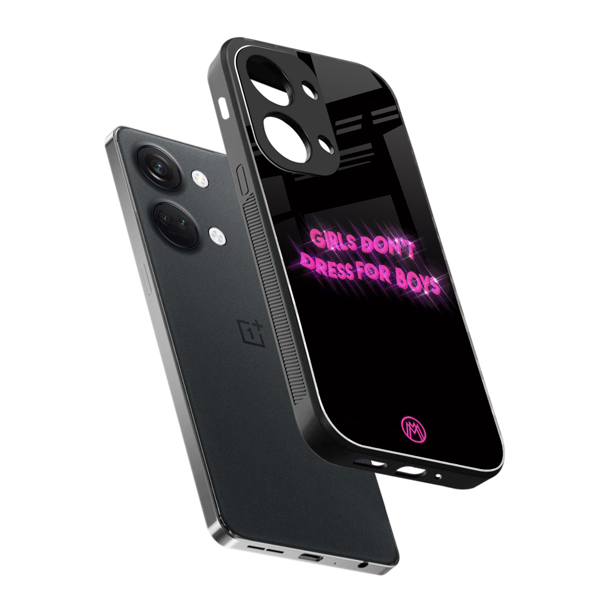 girls don't dress for boys back phone cover | glass case for oneplus nord 3