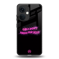 girls don't dress for boys back phone cover | glass case for oneplus nord ce 3