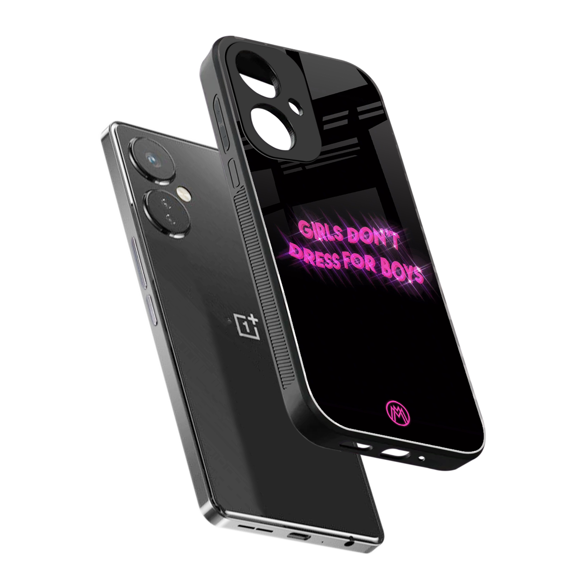 girls don't dress for boys back phone cover | glass case for oneplus nord ce 3