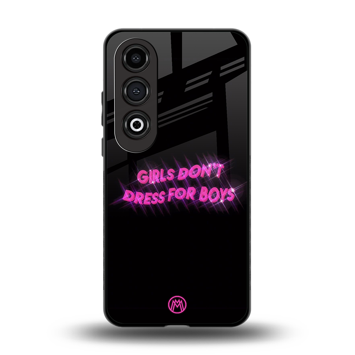 girls don't dress for boys back phone cover | glass case for oneplus nord ce 4