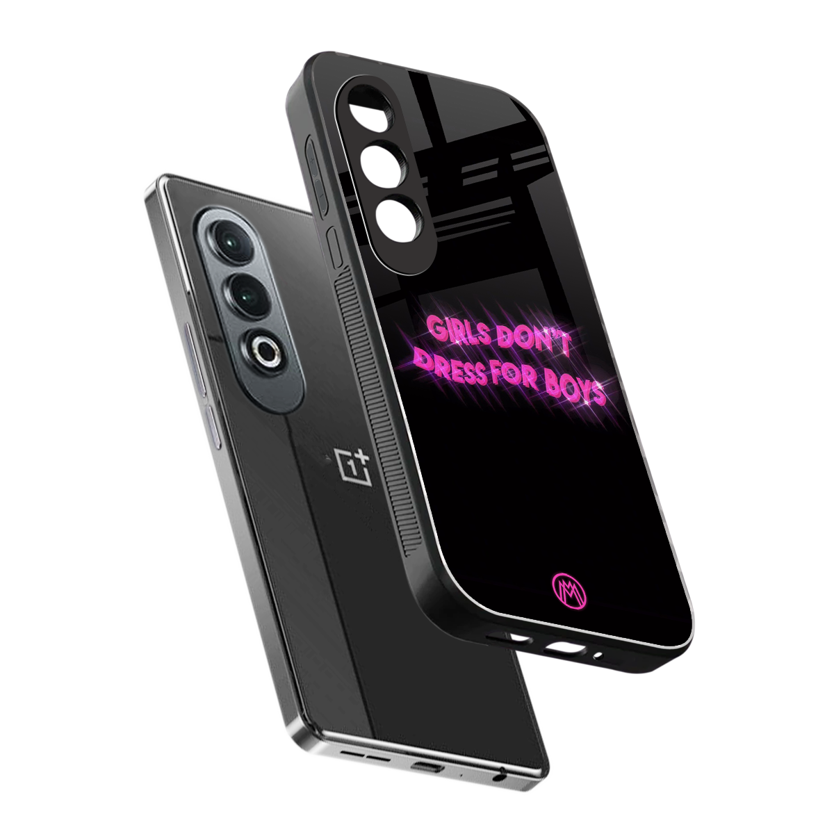 girls don't dress for boys back phone cover | glass case for oneplus nord ce 4