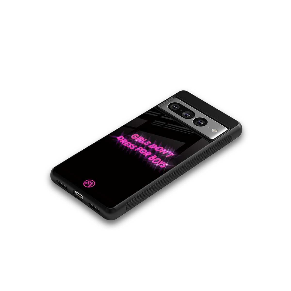 girls don't dress for boys back phone cover | glass case for google pixel 7 pro
