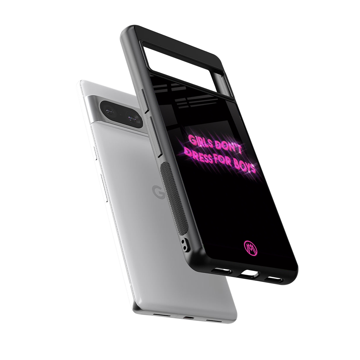 girls don't dress for boys back phone cover | glass case for Google Pixel 8