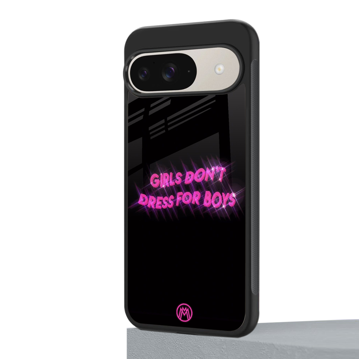 girls don't dress for boys back phone cover | glass case for google pixel 9