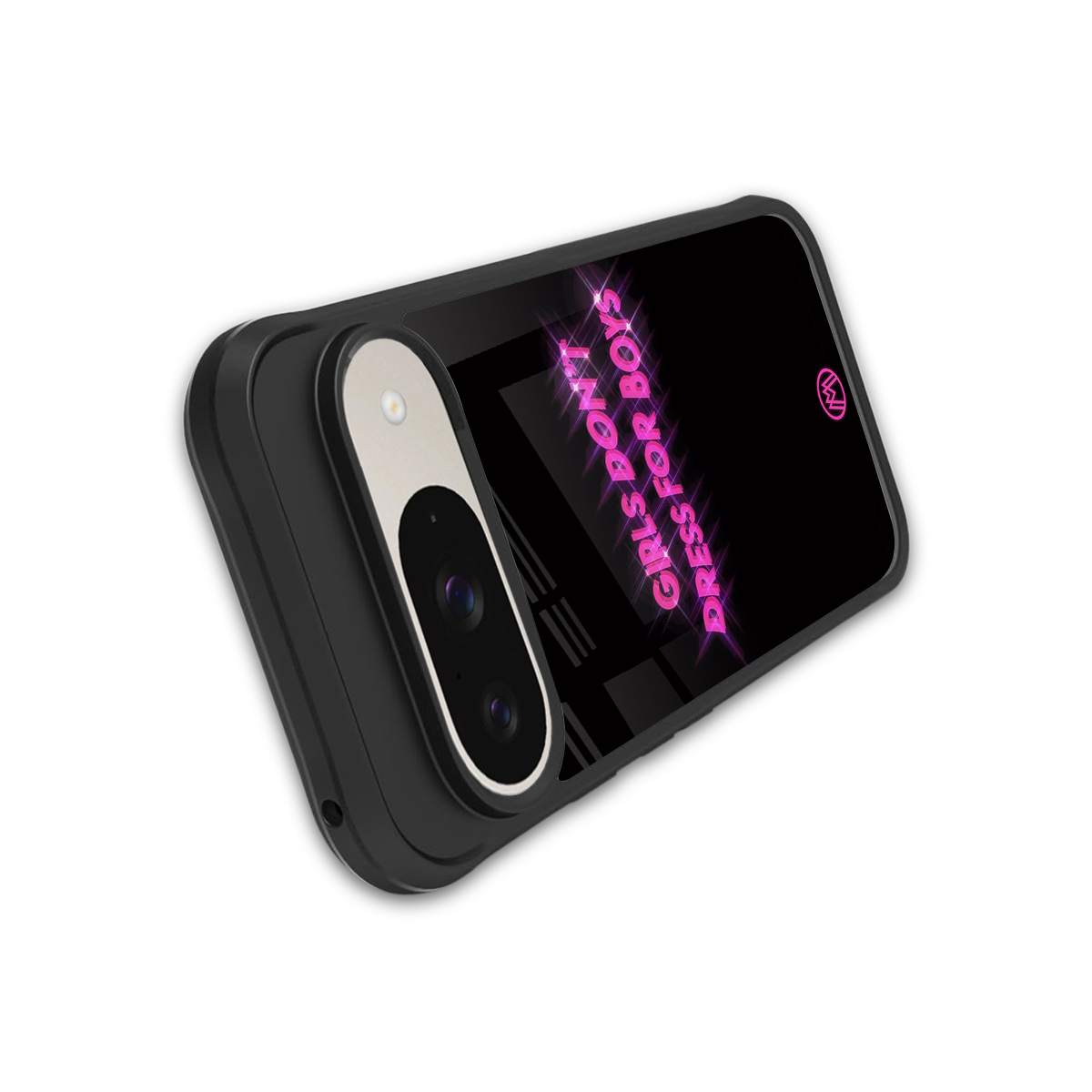 girls don't dress for boys back phone cover | glass case for google pixel 9