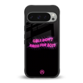 girls don't dress for boys back phone cover | glass case for google pixel 9 pro xl