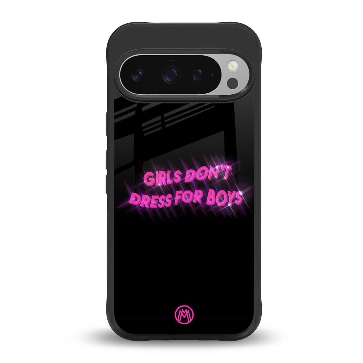 girls don't dress for boys back phone cover | glass case for google pixel 9 pro xl