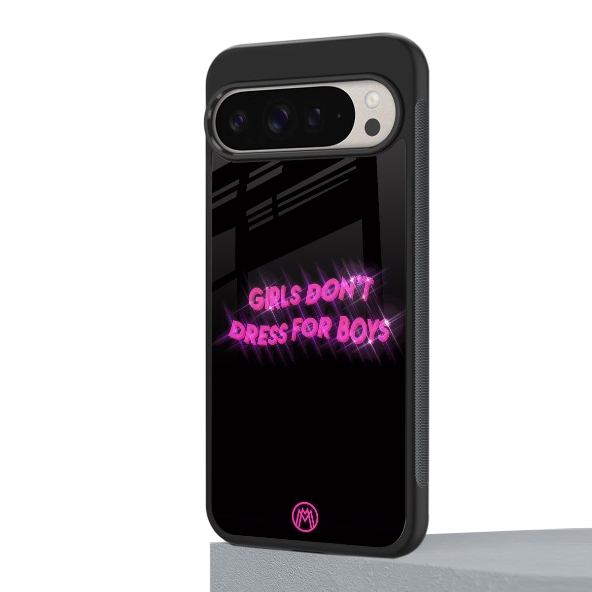 girls don't dress for boys back phone cover | glass case for google pixel 9 pro xl