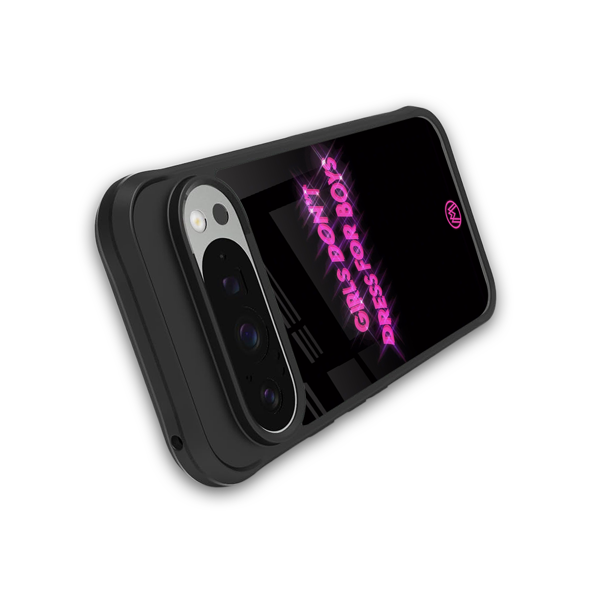 girls don't dress for boys back phone cover | glass case for google pixel 9 pro xl