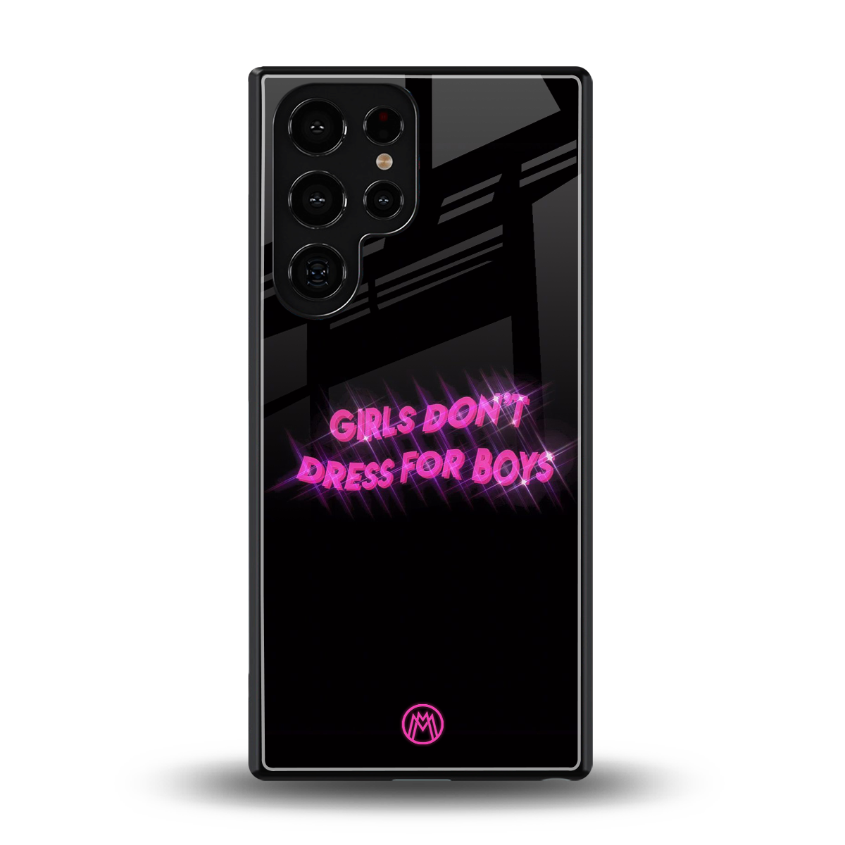 girls don't dress for boys back phone cover | glass case for samsung galaxy s25 ultra