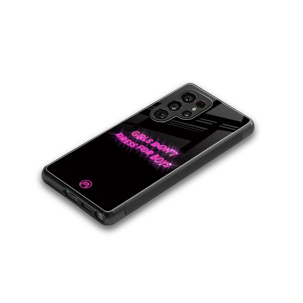 girls don't dress for boys back phone cover | glass case for samsung galaxy s25 ultra
