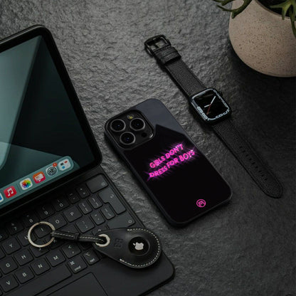 girls don't dress for boys back phone cover | glass case for google pixel 9 pro xl