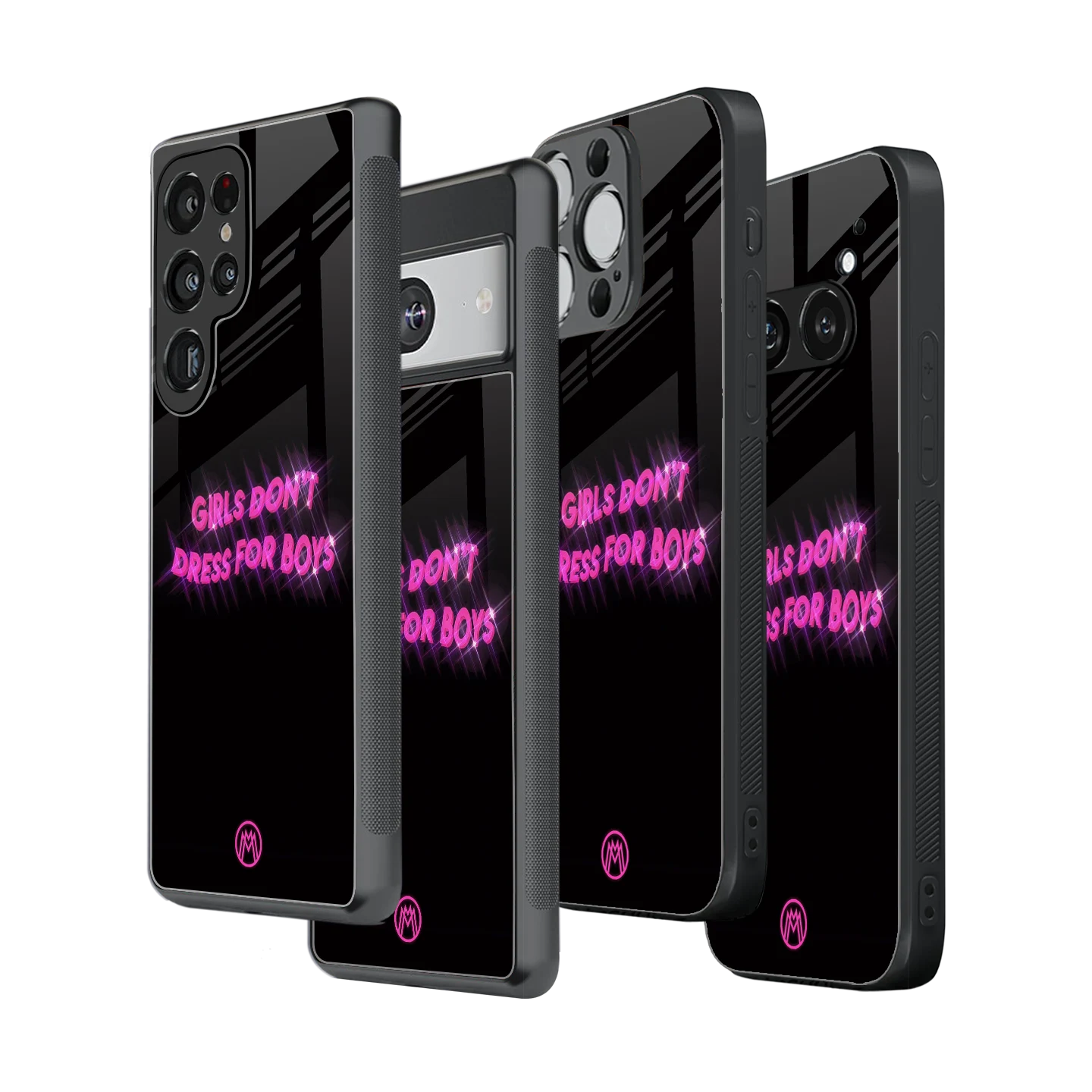 Stylish Glass Back Case for All Smartphones – iPhone, Samsung, OnePlus, Pixel, Redmi, Oppo, Vivo, Motorola