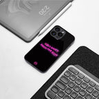 girls don't dress for boys back phone cover | glass case for iphone 15