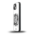 give love back back phone cover | glass case for iphone 13 mini