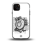 give love back back phone cover | glass case for iphone 15 plus