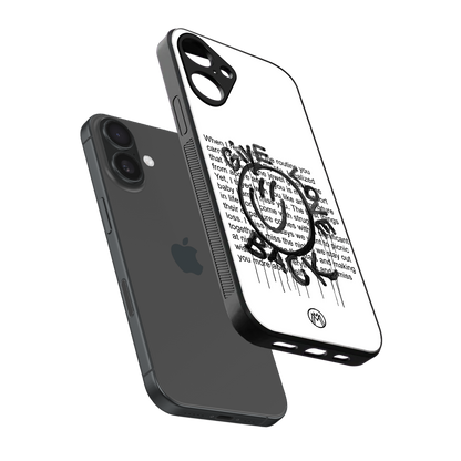give love back back phone cover | glass case for iphone 16 plus