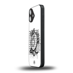 give love back back phone cover | glass case for iphone 16 plus