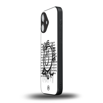 give love back back phone cover | glass case for iphone 16