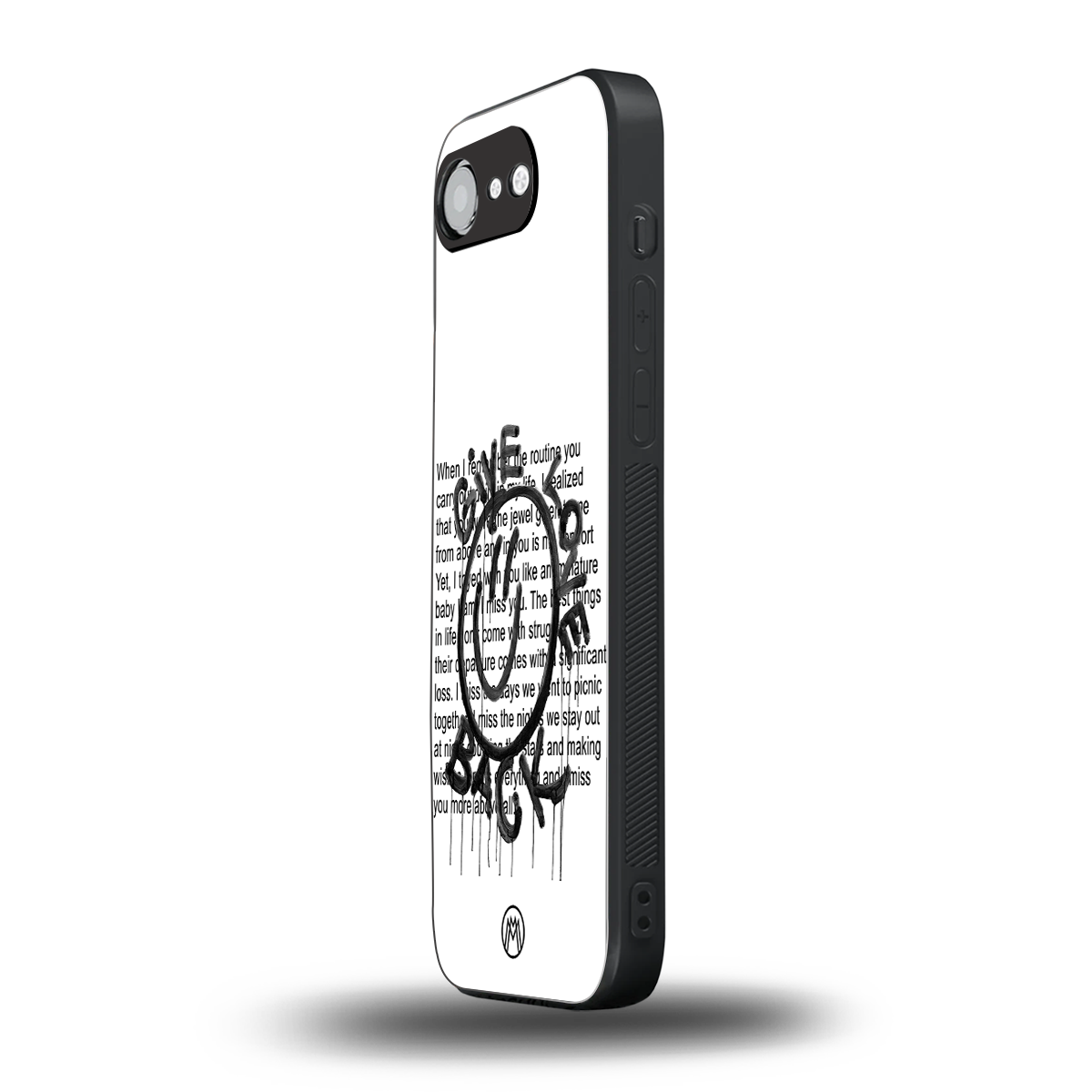 give love back back phone cover | glass case for iphone 16e