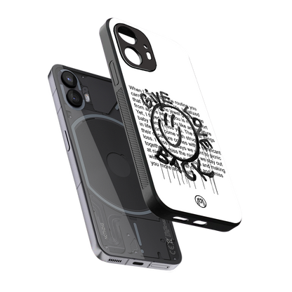 give love back back phone cover | glass case for nothing phone 2