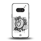 give love back back phone cover | glass case for nothing phone 2a