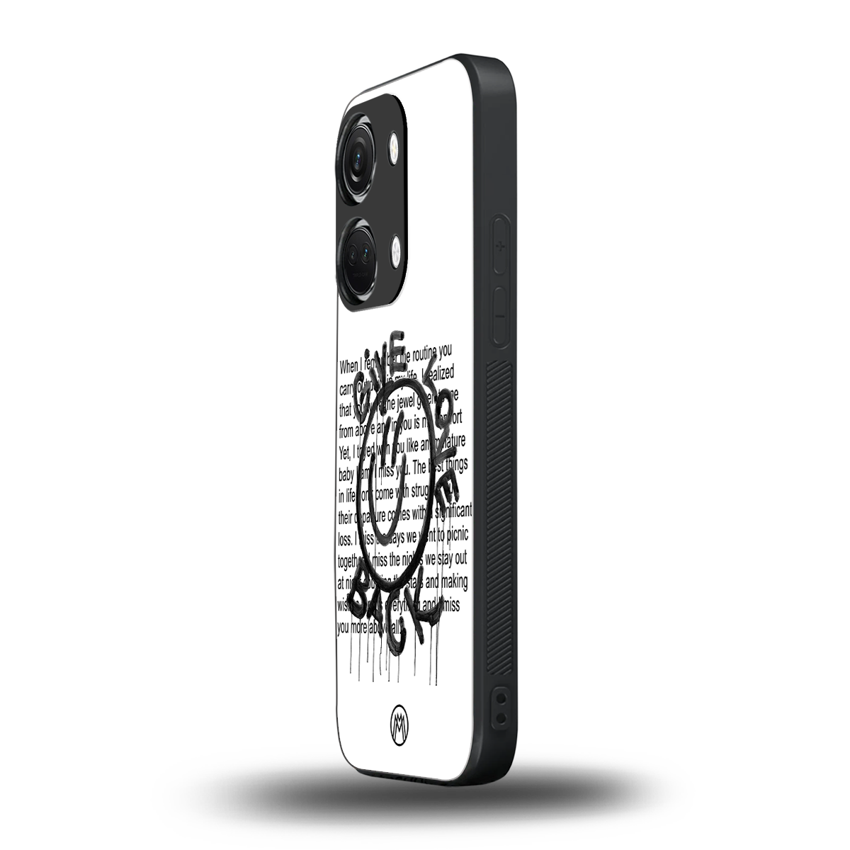 give love back back phone cover | glass case for oneplus nord 3