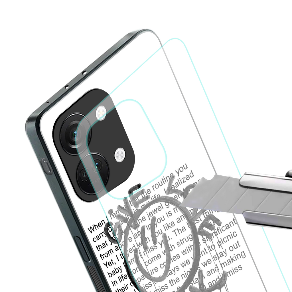 give love back back phone cover | glass case for oneplus nord 3