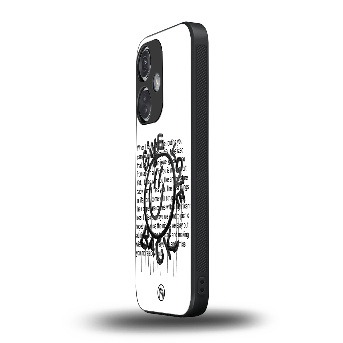 give love back back phone cover | glass case for oneplus nord ce 3