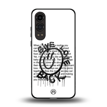 give love back back phone cover | glass case for oneplus nord ce 4 lite
