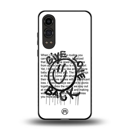 give love back back phone cover | glass case for oneplus nord ce 4 lite