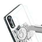 give love back back phone cover | glass case for oneplus nord ce 4 lite