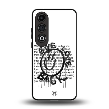 give love back back phone cover | glass case for oneplus nord ce 4