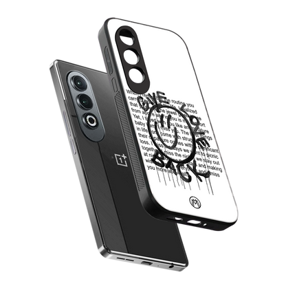 give love back back phone cover | glass case for oneplus nord ce 4