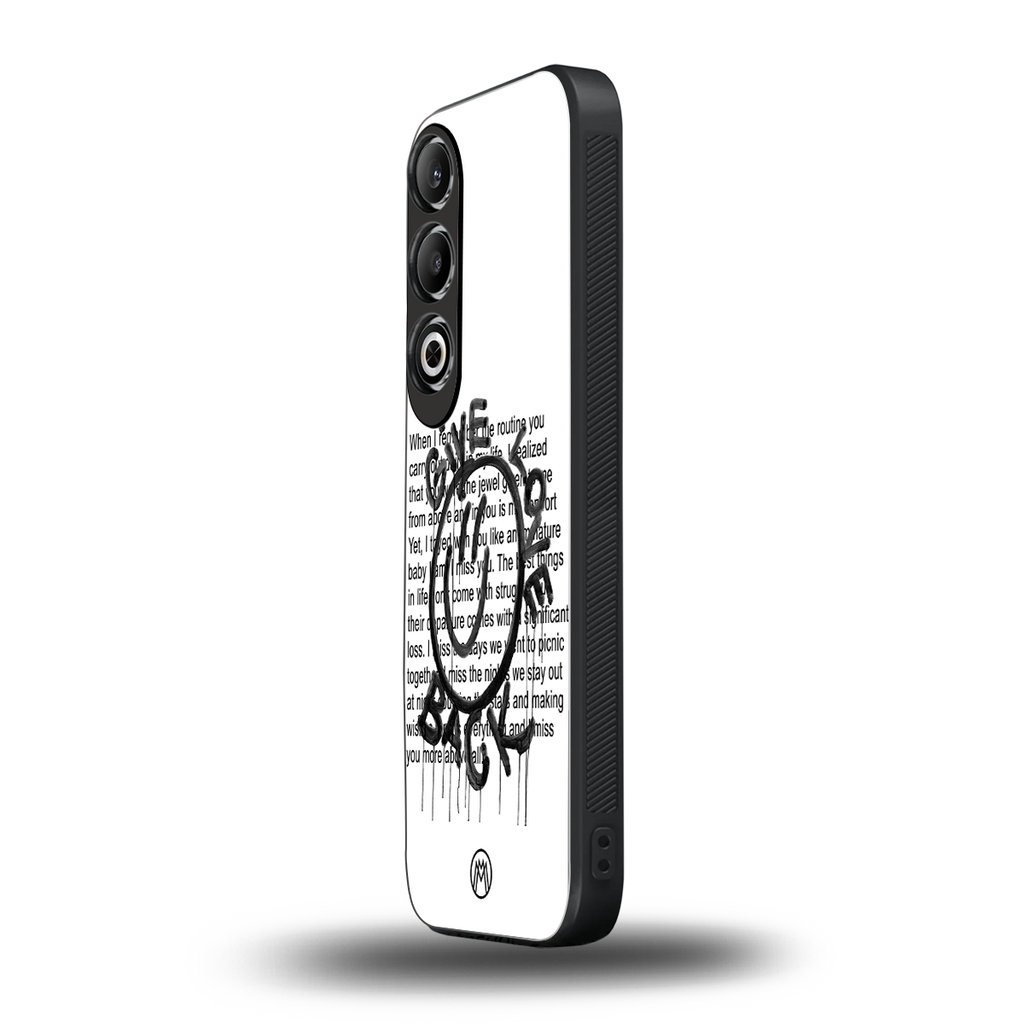 give love back back phone cover | glass case for oneplus nord ce 4