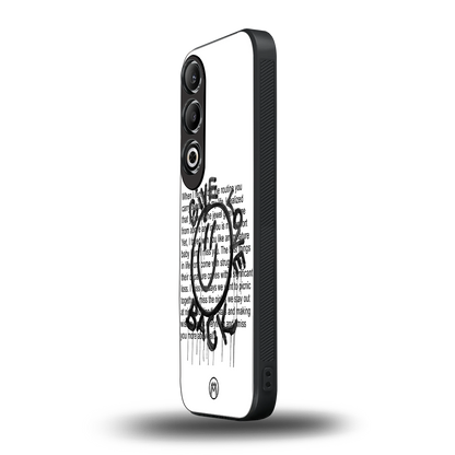 give love back back phone cover | glass case for oneplus nord ce 4