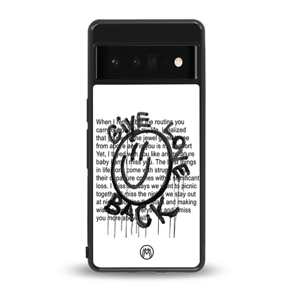 give love back back phone cover | glass case for google pixel 6 pro