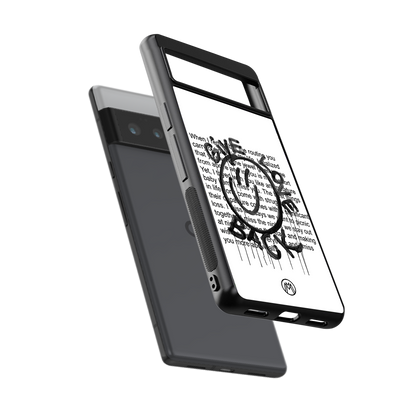 give love back back phone cover | glass case for google pixel 6 pro