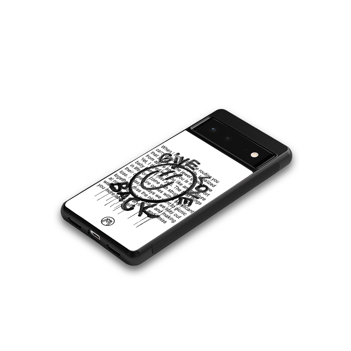 give love back back phone cover | glass case for Google Pixel 6A