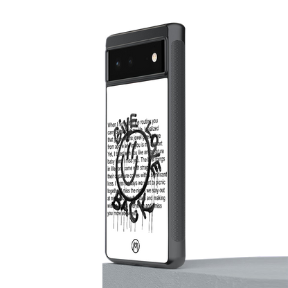 give love back back phone cover | glass case for Google Pixel 6A