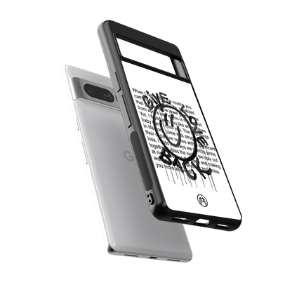 give love back back phone cover | glass case for google pixel 7 pro