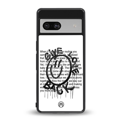 give love back back phone cover | glass case for Google Pixel 7A