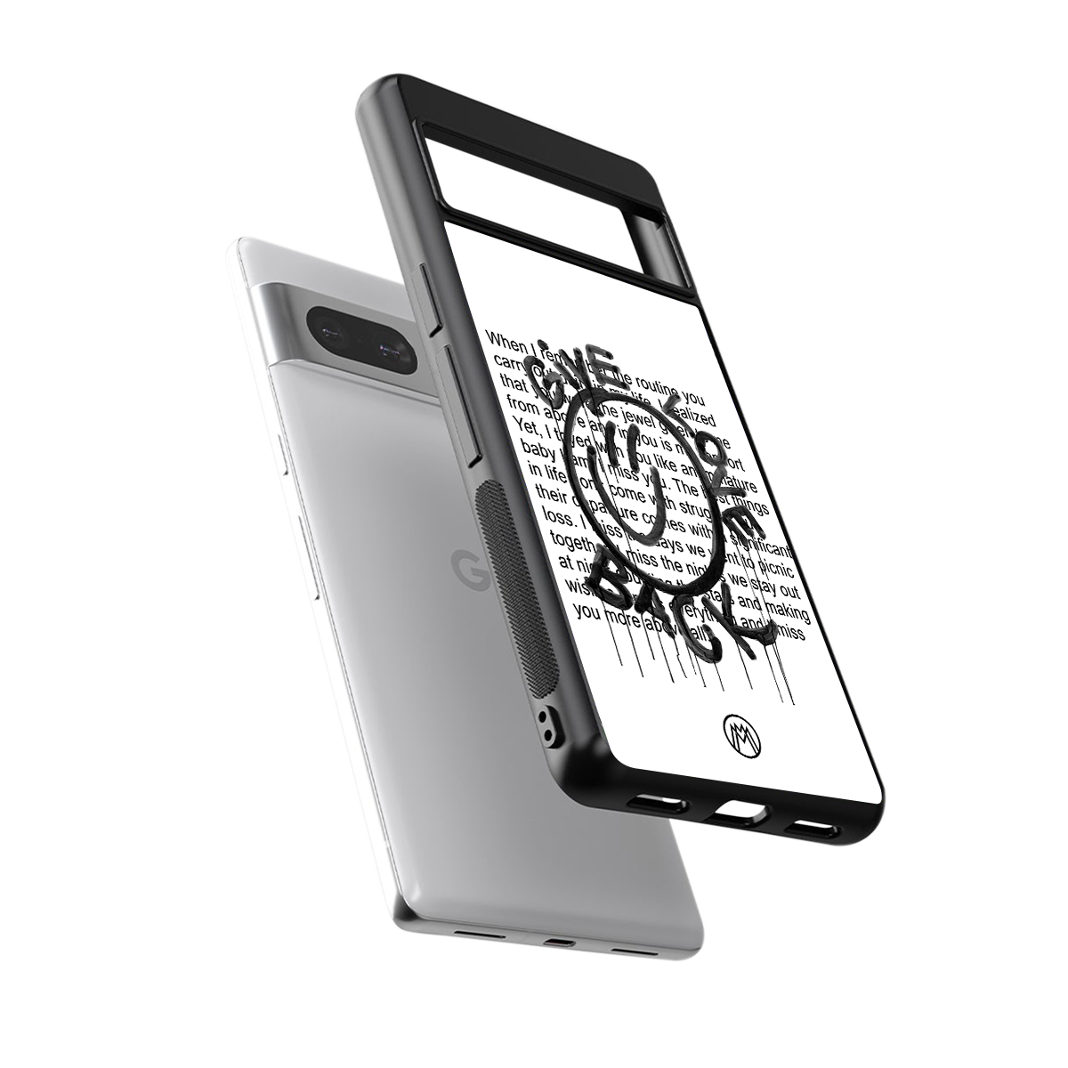 give love back back phone cover | glass case for Google Pixel 7A