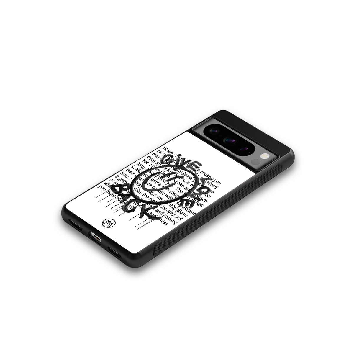 give love back back phone cover | glass case for google pixel 8 pro