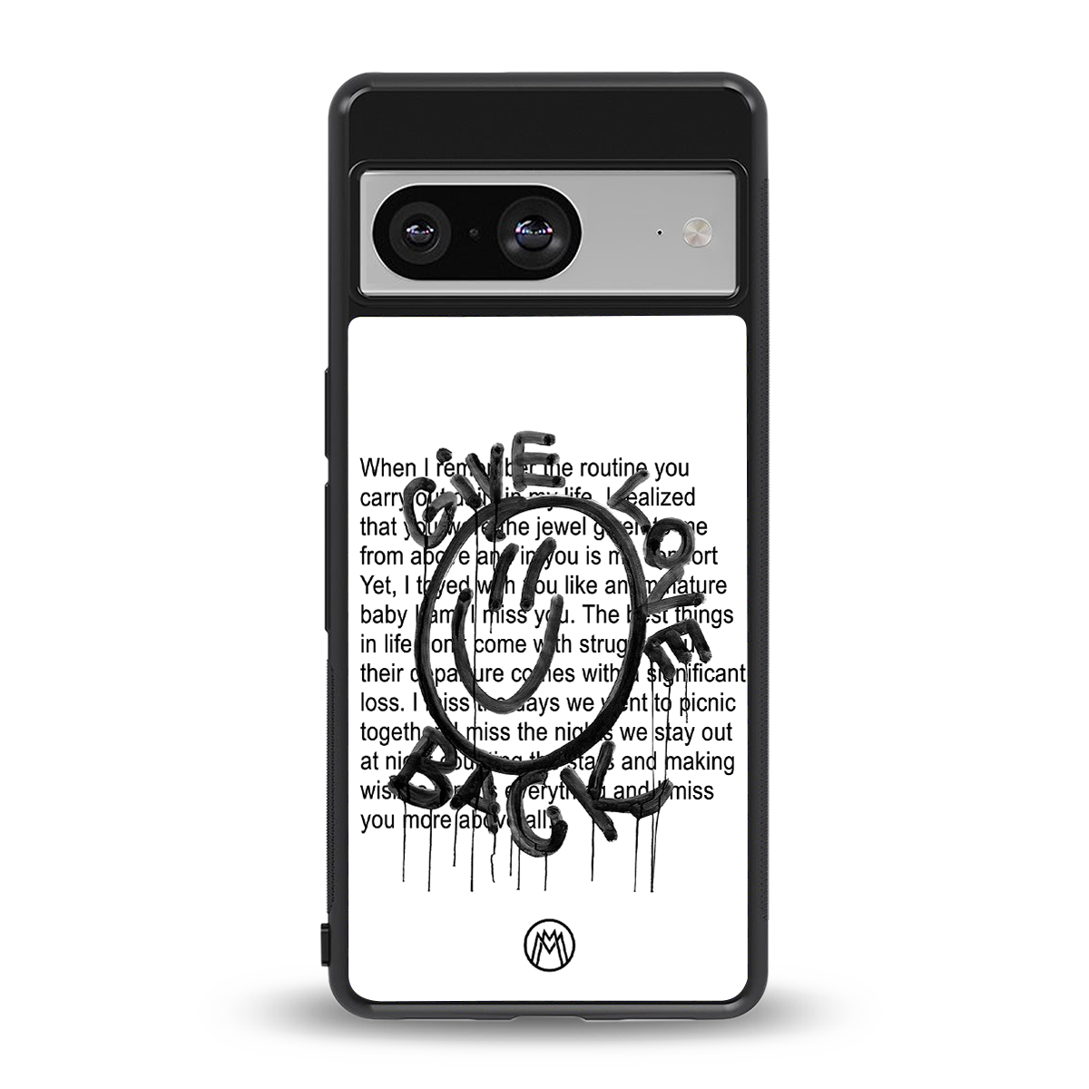 give love back back phone cover | glass case for Google Pixel 8